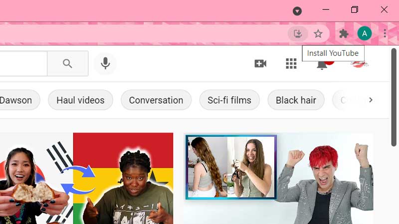 Dowlnload YouTube on PC