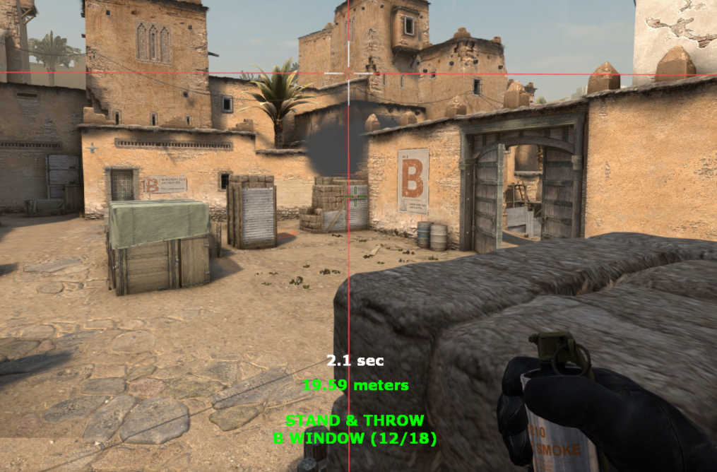 smoke spots in Dust 2