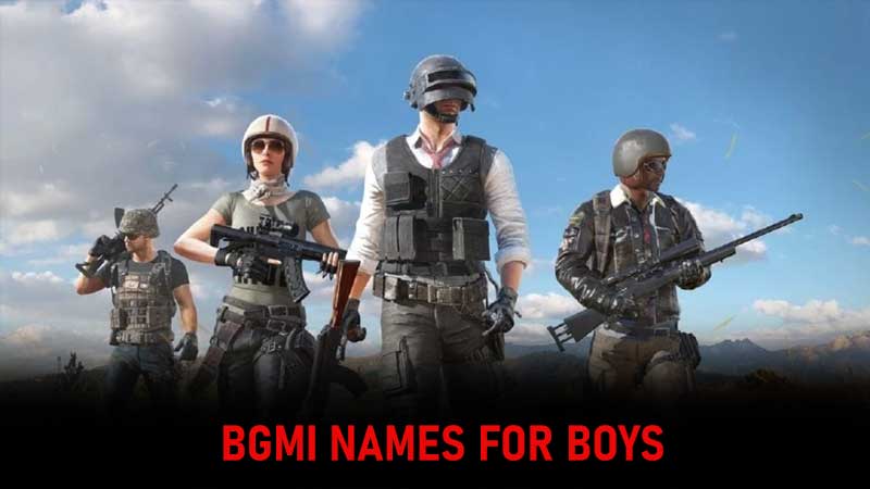 BGMI Names For Boys 2021