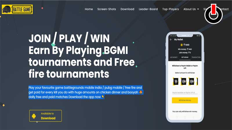 BGMI Free Fire Tournament Apps