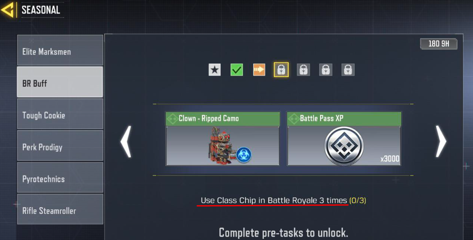 how to unlock class chip in Call Of Duty Mobile