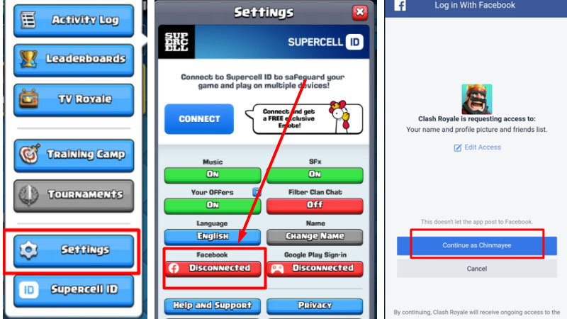 how to add friends in Clash Royale?