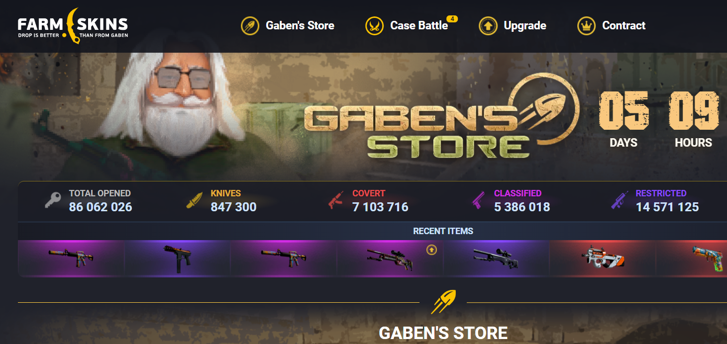 CSGO case opening sites 