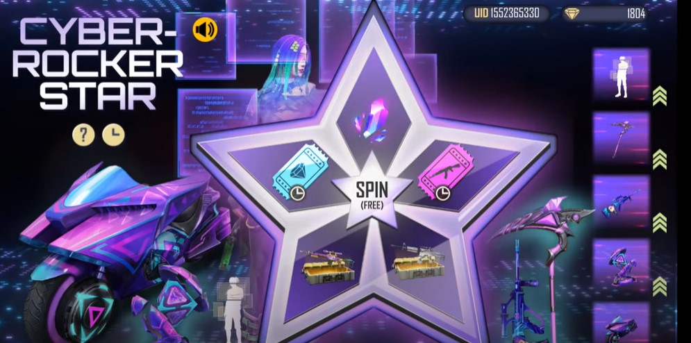 Cyber Rocker Star event