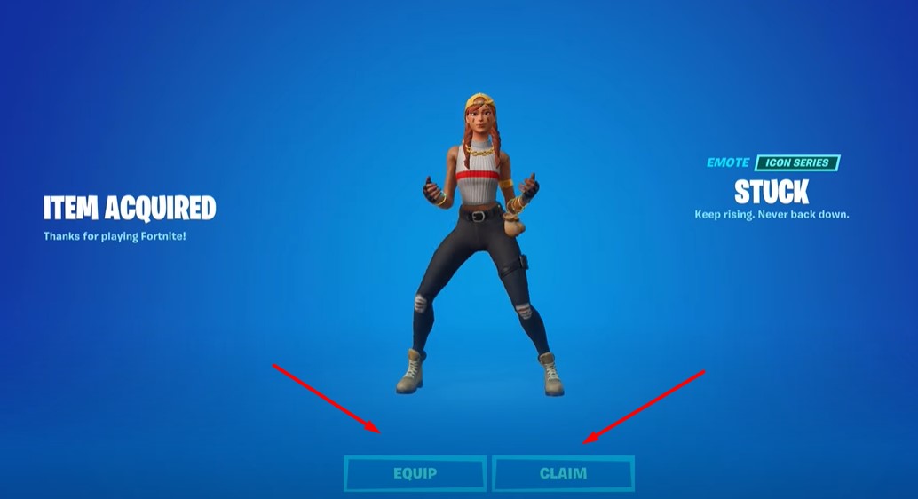 Fortnite Stuck Emote
