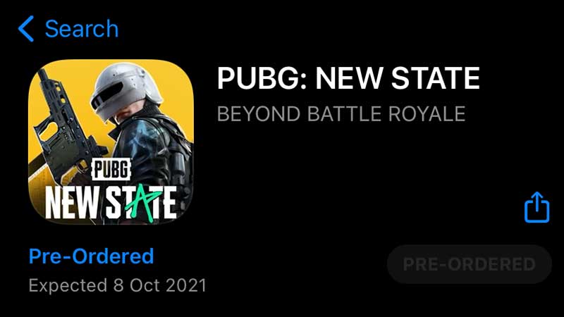 PUBG New State Early Access
