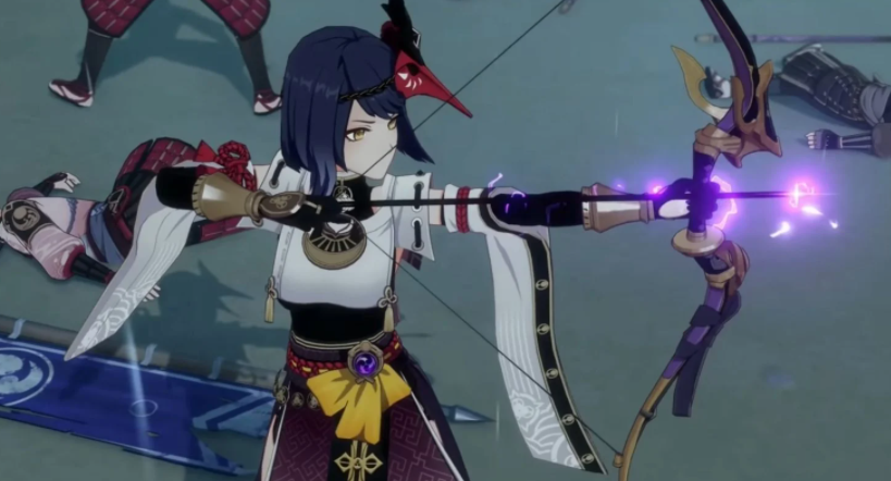 Kujou Sara in Genshin Impact