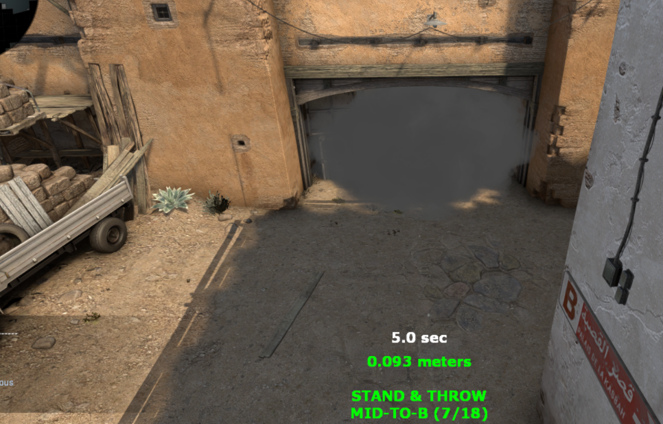 smoke spots in Dust 2