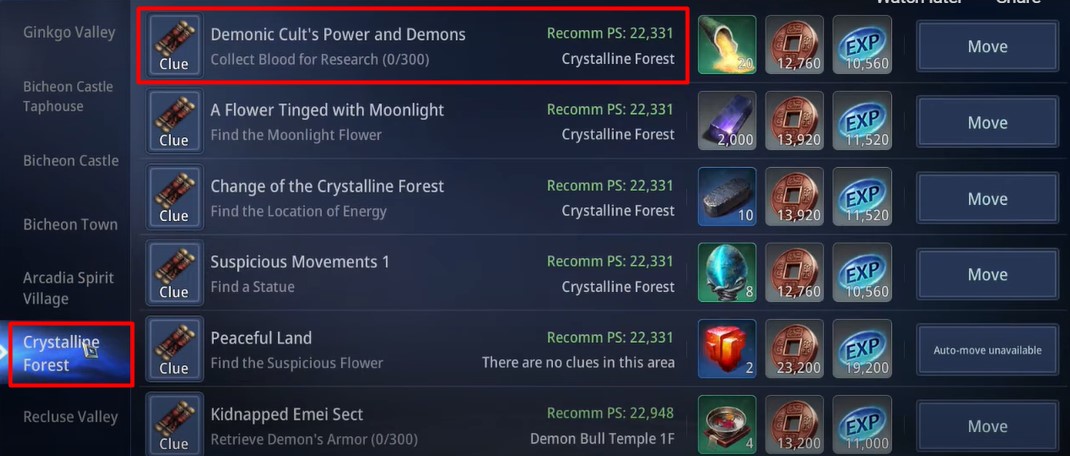 MIR4 Mysteries Quest Guide