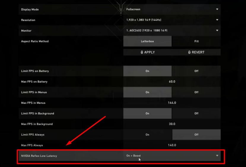 NVIDIA Reflex Low Latency On