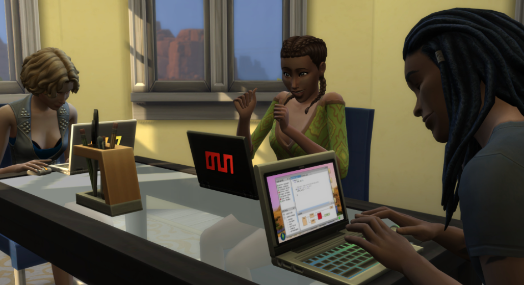 buy a laptop in The Sims 4