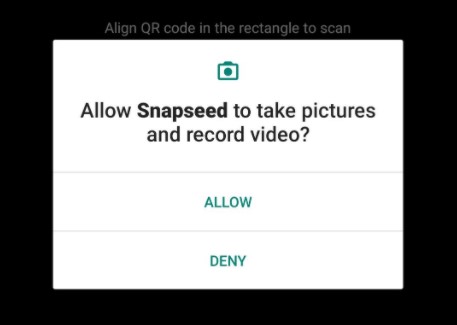 Snapseed QR Codes