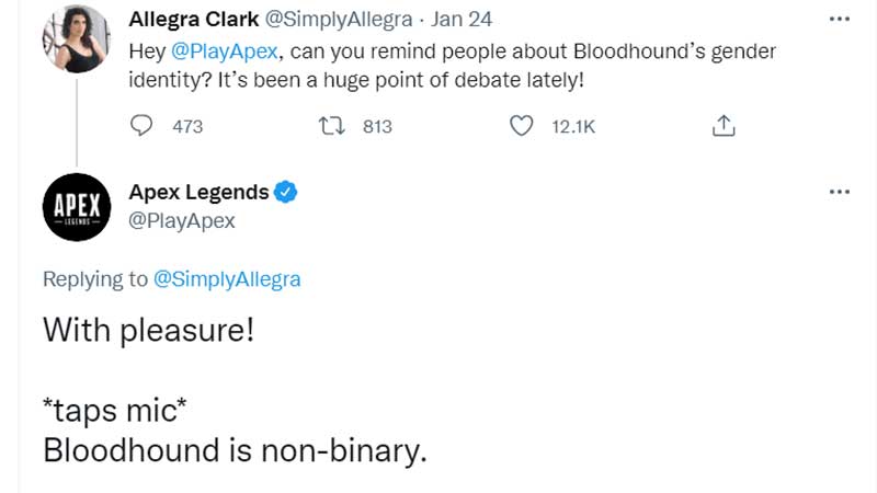 Is Bloodhound a Girl in Apex Legends?