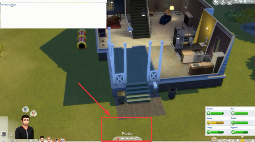 how to change time in The Sims 4