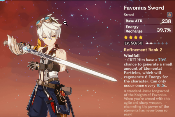 Best Weapons And Artifacts For Bennett in Genshin Impact