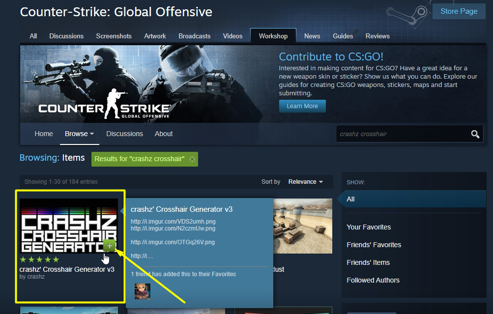 CSGO Crosshair Generator 