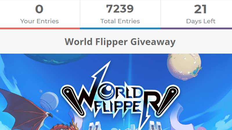World Flipper Amazon Gift Card Giveaway
