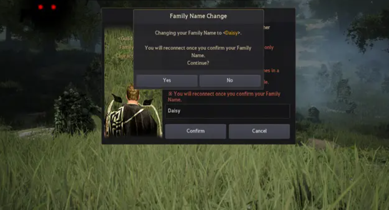 How to change family name in Black Desert Online 