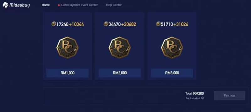 battle coins midasbuy