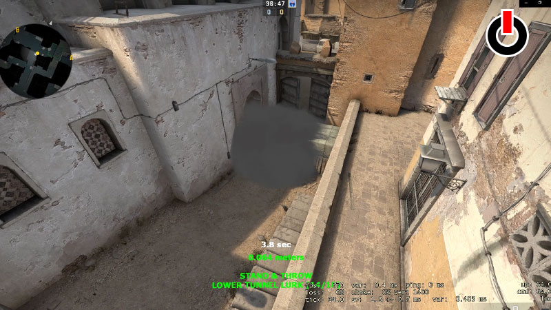 smoke spots in Dust 2