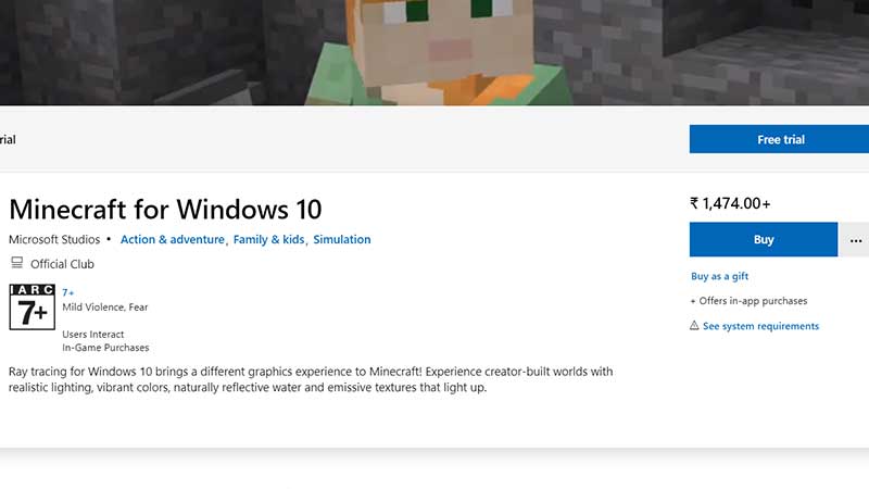 Download Minecraft For Free on PC