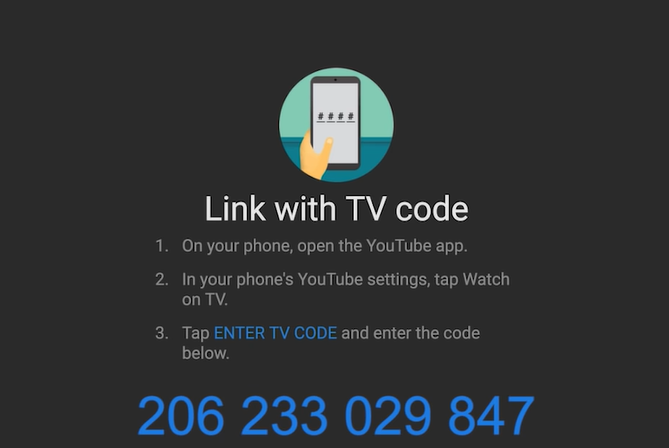 tv.youtube tv/start enter code