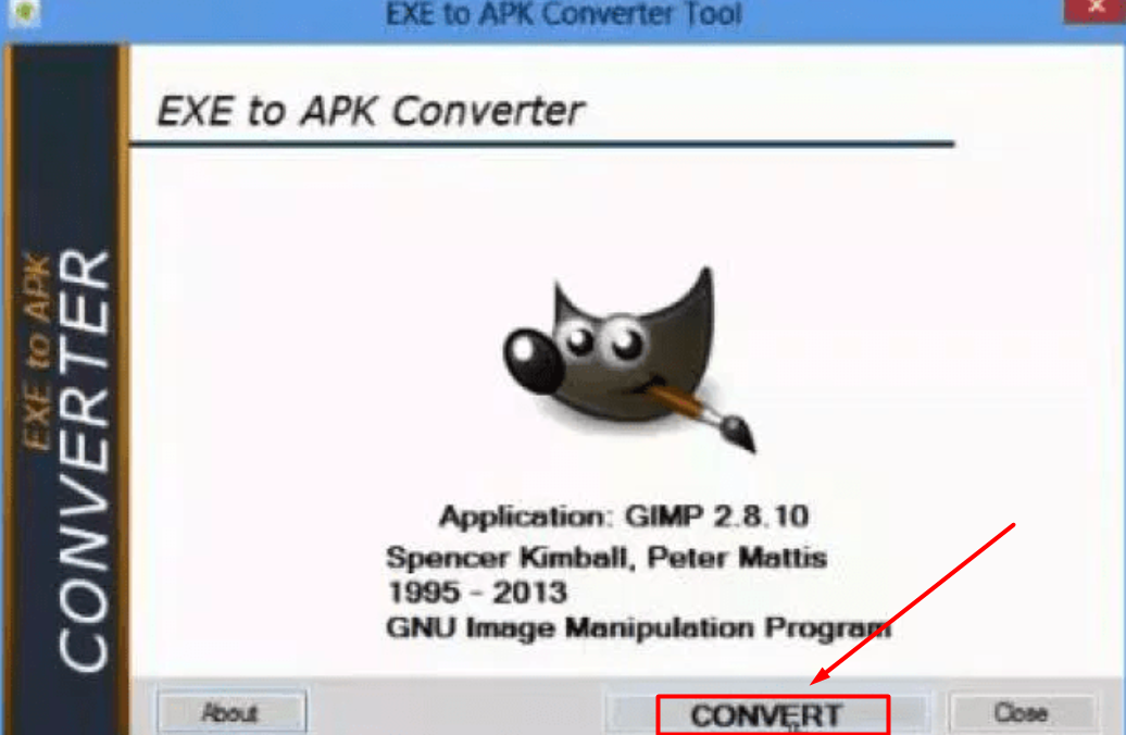 convert exe to APK