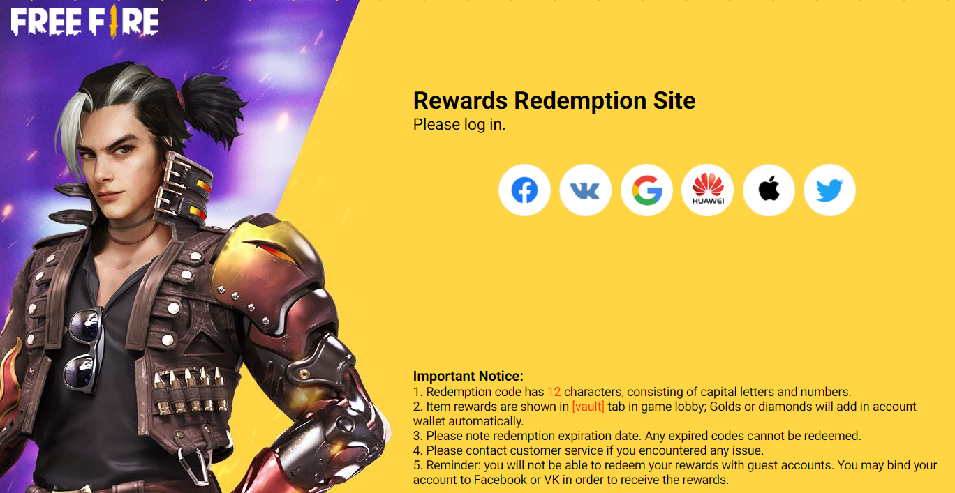 FFIC redeem code