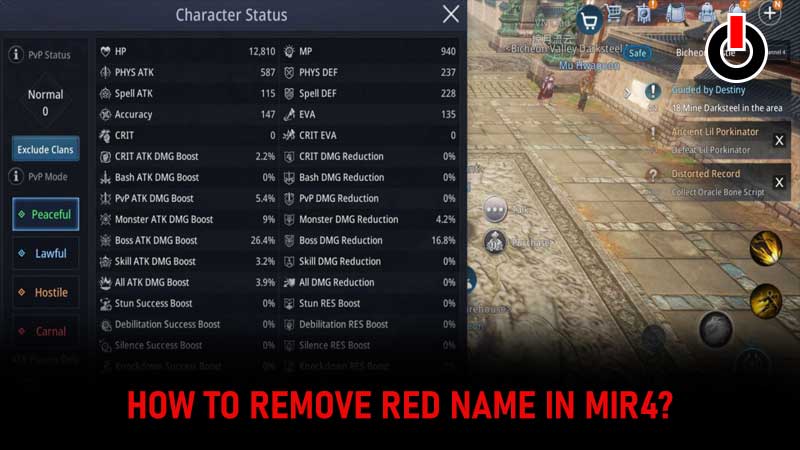 MIR4 Red Name Guide