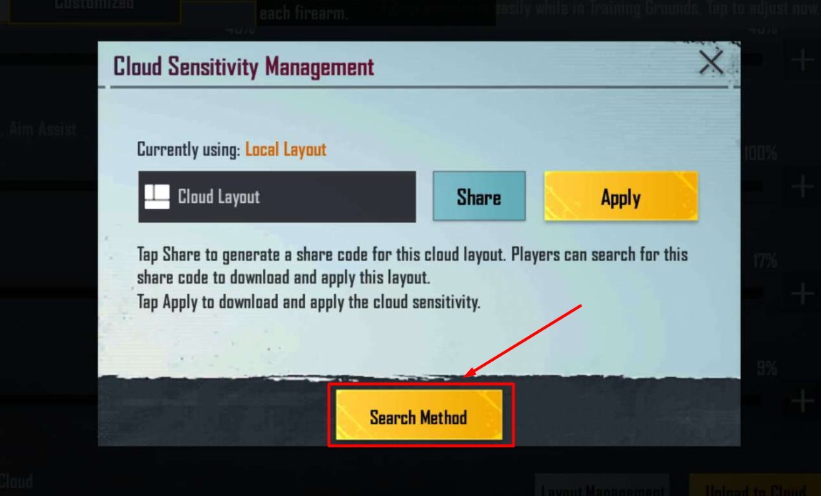 BGMI Sensitivity Code