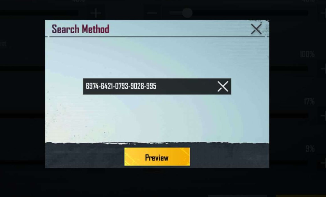 BGMI Sensitivity Code