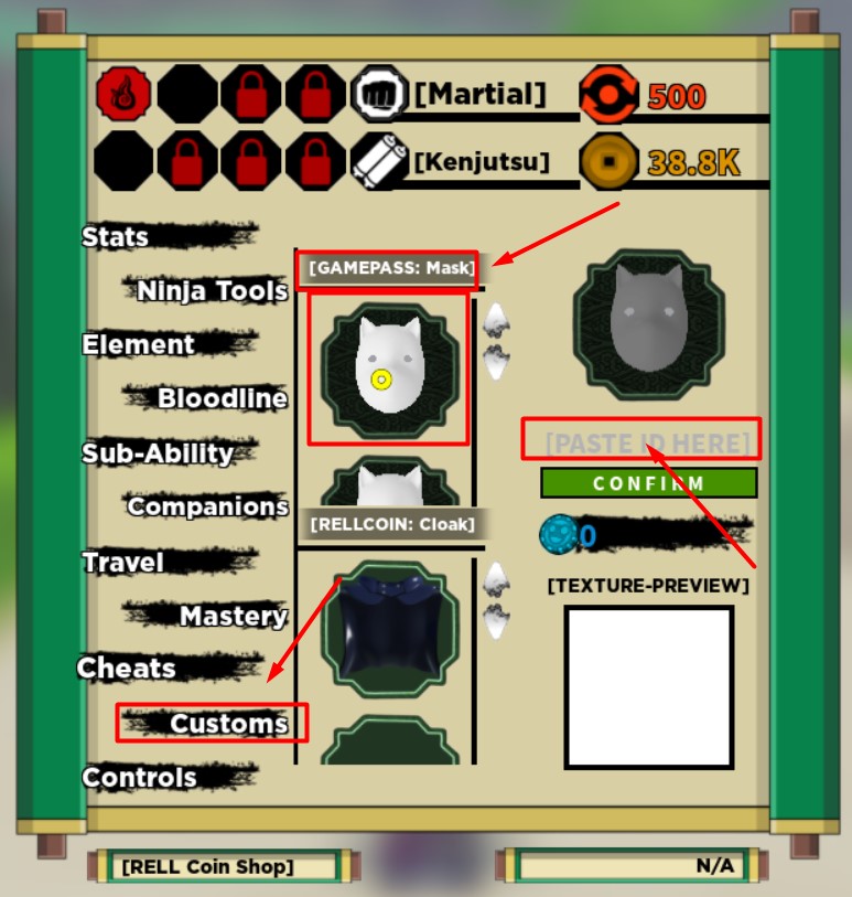 Shindo Life Mask ID Codes
