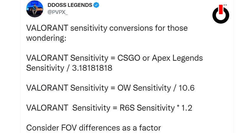 CS:GO to Valorant Sensitivity Settings