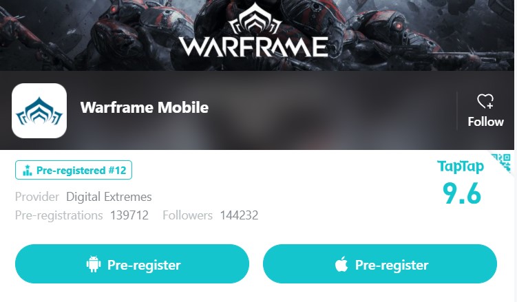 Warframe Mobile Download