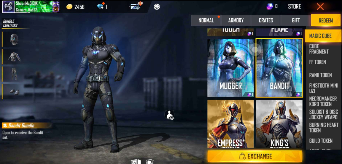 Free Fire: Best Magic Cube Bundle