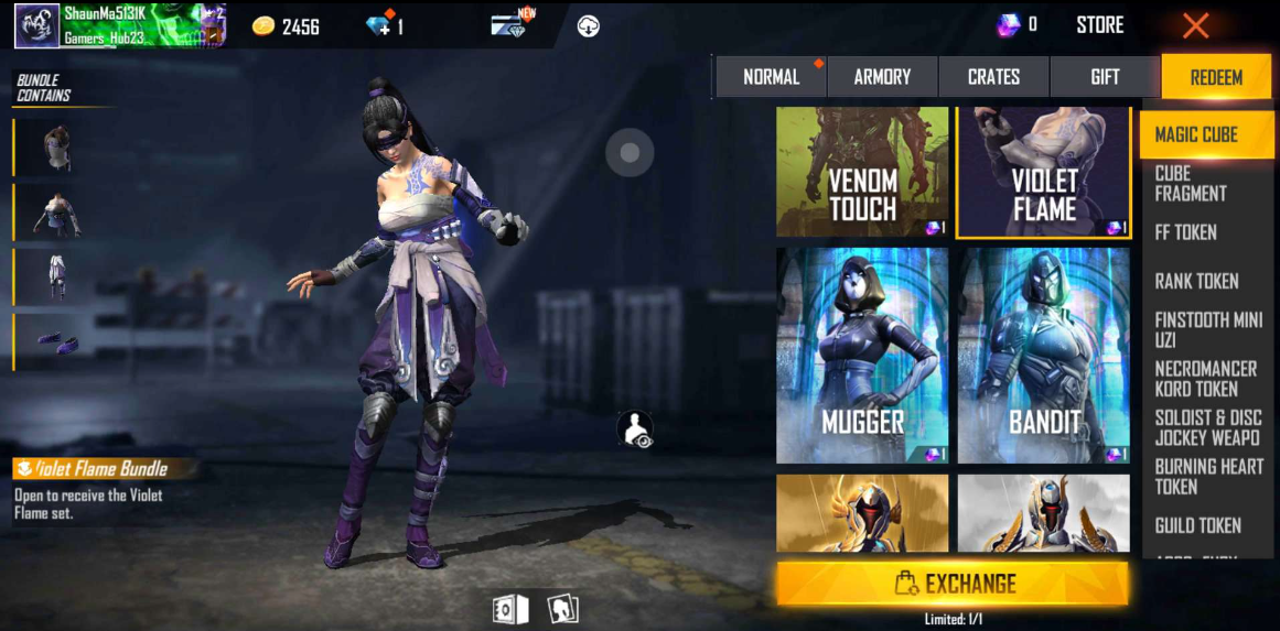 Free Fire: Best Magic Cube Bundle