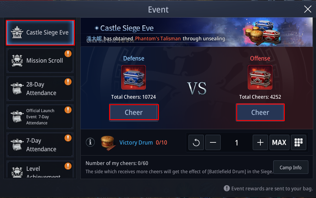 MIR4 Castle Siege Eve