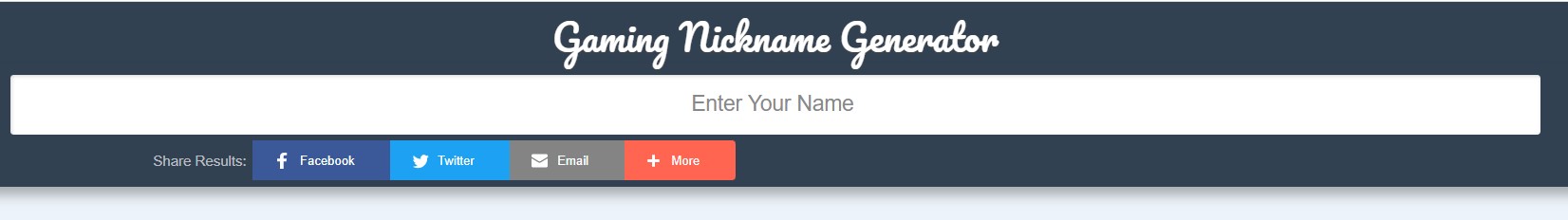 PUBG New State Name Generator