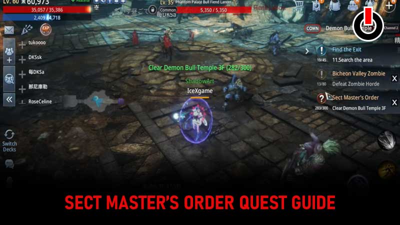 MIR4 Sect master's Order Guide