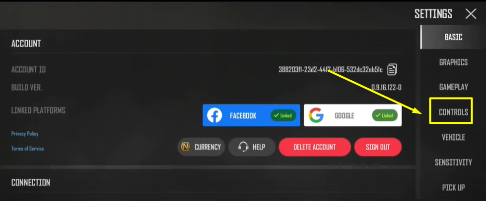 PUBG New State gyroscope not working