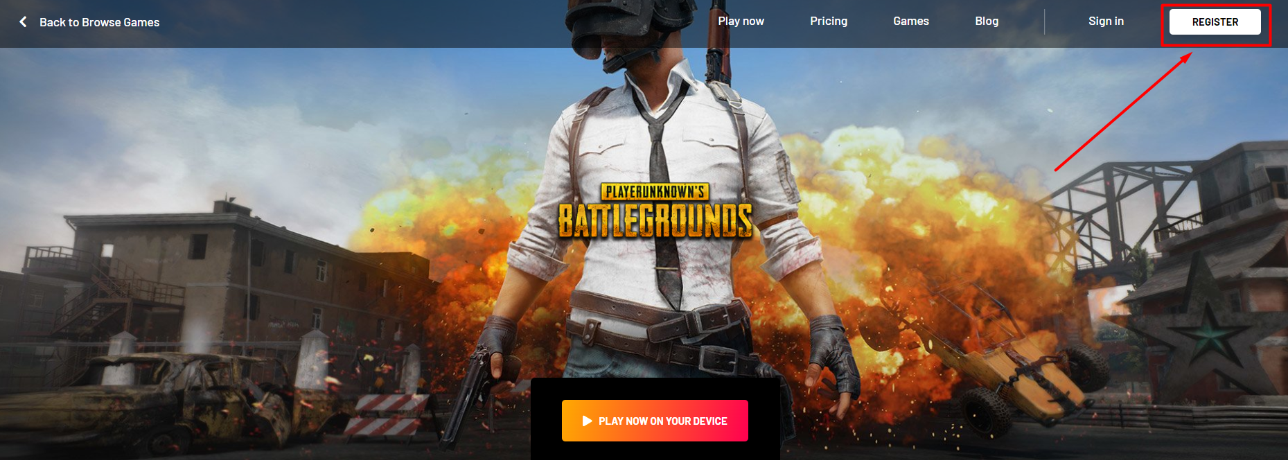play PUBG without downloading it