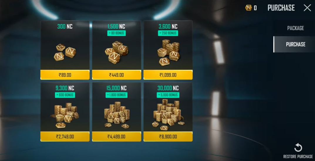 how to top up in PUBG New State