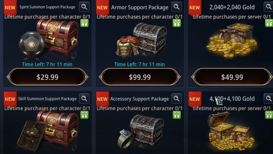 gold coins in MIR4