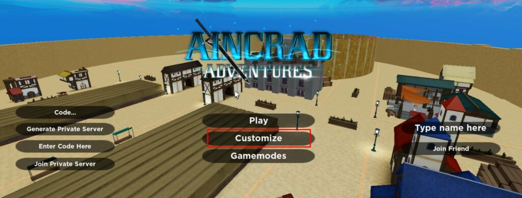 Aincrad Adventures Code
