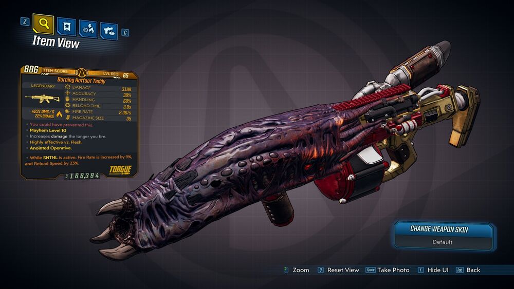 BORDERLANDS 3 ARMS RACE LEGENDARY WEAPONS LIST