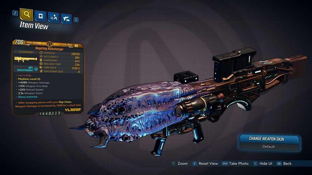 BORDERLANDS 3 ARMS RACE LEGENDARY WEAPONS LIST