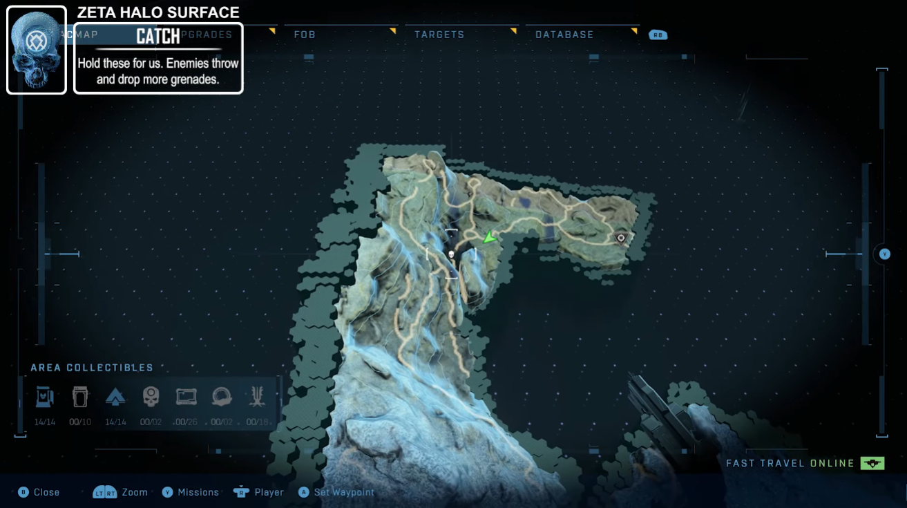 Catch Skull Locations Halo Inifnite