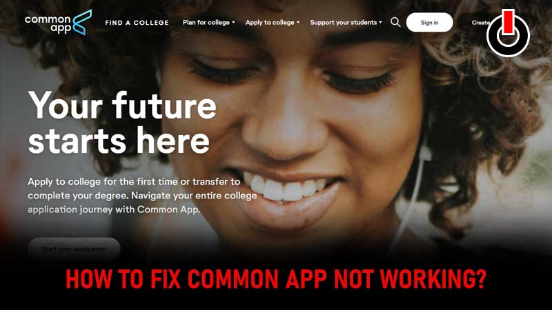 Common App Not Working Fix