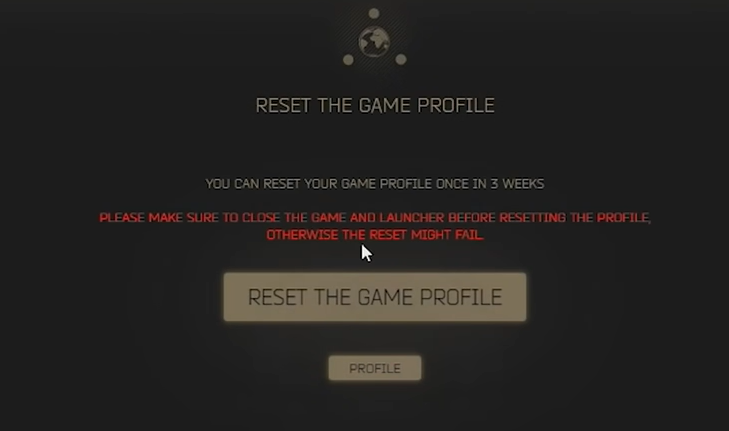 Escape From Tarkov Critical Error Receiving Profile Data 1
