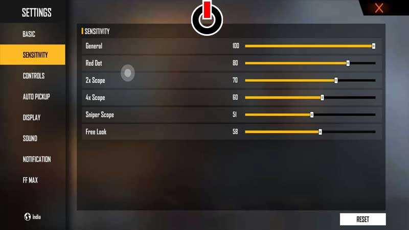 Best Free Fire Sensitivity Settings